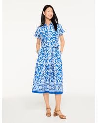 Talbots - Modern Poplin Shirtdress - Lyst