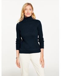Talbots - Ribbed Turtleneck Sweater - Lyst
