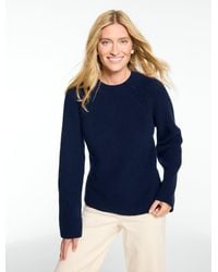 Talbots - Shaker Knit Crewneck Sweater - Lyst