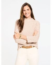 Talbots - Mockneck Knit Swing Top - Lyst