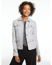 Talbots - Shetland Jacket - Lyst