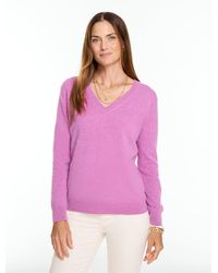 Talbots - Cashmere V-neck Sweater - Lyst