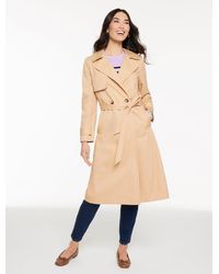 Talbots - Drapey Trench Coat - Lyst