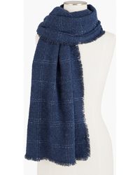 Talbots - Metallic Windowpane Wrap - Lyst