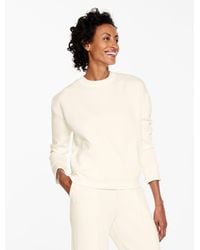 Talbots - Airknit Stretch Ribbed Crewneck Sweater Pullover - Lyst