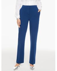 Talbots - Luxe Ponte Straight Leg Pants - Lyst