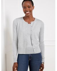 Talbots - Metallic Charming Cardigan Sweater - Lyst