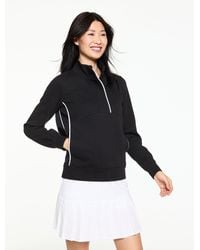 Talbots - Piqué Half-snap Pullover Sweater - Lyst