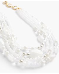 Talbots - Layered Multi Bead Necklace - Lyst