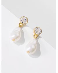 Talbots - Baroque Pearl Drop Earrings - Lyst