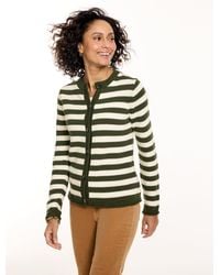 Talbots - Roll Edge Cardigan Sweater - Lyst