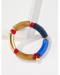 Talbots - Isabel Tube Bead Stretch Bracelet - Lyst