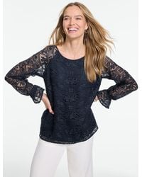 Talbots - Paisley Delicate Lace Top - Lyst
