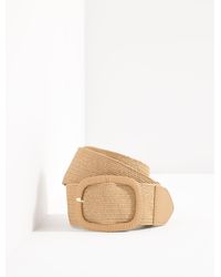 Talbots - Stretch Straw Belt - Lyst