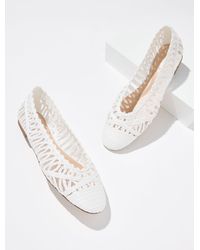 Talbots - Tana Woven Cord Raffia Ballet Flats - Lyst