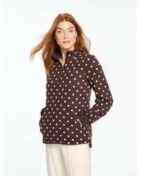 Talbots - Cozy Fleece Half-zip Pullover Sweater - Lyst