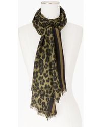 Talbots - Opulent Ocelot Oblong Scarf - Lyst