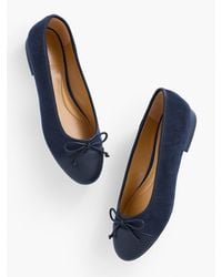 Talbots - Madison Velveteen Ballet Flats - Lyst