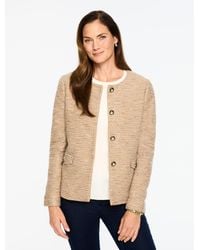 Talbots - Tweed Knit Lady Jacket - Lyst