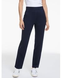 Talbots - Tech Stretch Straight Leg Pull-on Pants - Lyst