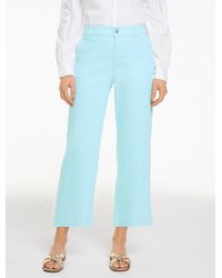 Talbots - Wide Crop Jeans - Lyst
