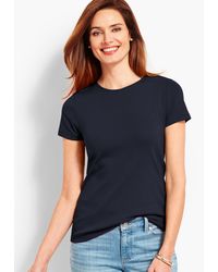 Talbots - Pima Cotton Crewneck T-shirt - Lyst