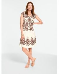 Talbots - Jersey V-neck Dress - Lyst