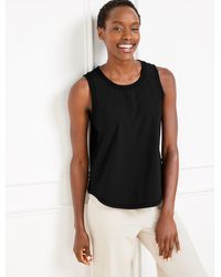Talbots - Lightweight Woven Stretch Tank Top - Lyst