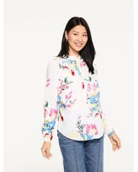 Talbots - Poetic Floral Popover Shirt - Lyst
