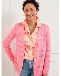 Talbots - V-neck Girlfriend Cardigan Sweater - Lyst