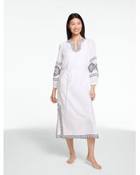 Aqua Club - Embroidered Caftan Cover-up - Lyst