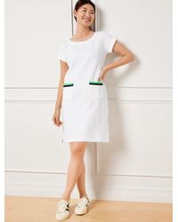Talbots - Cable Jacquard Short Sleeve Dress - Lyst