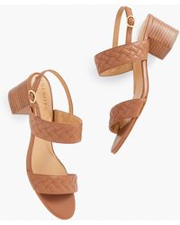Talbots - Mimi Quilted Sandals - Lyst