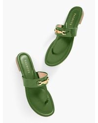 Talbots - Gia Bamboo Thong Sandals - Lyst