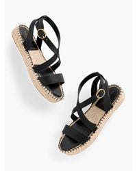 Talbots - Hester Nappa Espadrille Sandals - Lyst