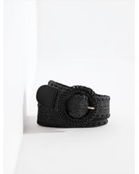 Talbots - Stretch Raffia Belt - Lyst