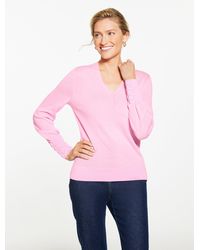 Talbots - Merino Wool V-neck Pullover Sweater - Lyst