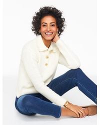 Talbots - Johnny Collar Pullover Sweater - Lyst
