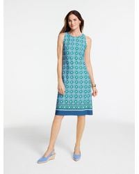 Talbots - Effortless Jersey Sleeveless Shift Dress - Lyst