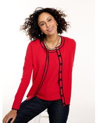 Talbots - Charming Cardigan Sweater - Lyst