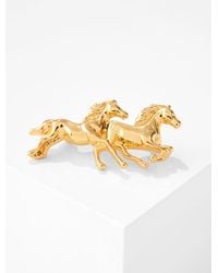 Talbots - Wild Horses Brooch - Lyst