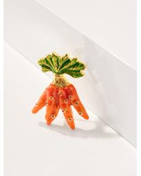 Talbots - Carrot Bundle Brooch - Lyst