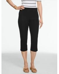 Talbots - Cotton Bi-stretch Capri Pants - Lyst