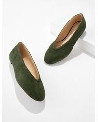 Talbots - Vera Suede Ballet Flats - Lyst