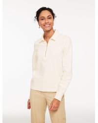 Talbots - Ottoman Knit Half-zip Pullover Sweater - Lyst