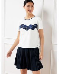 Talbots - Piqué Oversized Crewneck T-shirt - Lyst