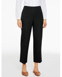 Talbots - Straight Ankle Cotton Bi-stretch Pants - Lyst
