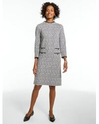 Talbots - Knit Jacquard Shift Dress - Lyst