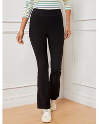 Talbots - Soft Stretch Ribbed High Waist Bootcut Legging - Lyst