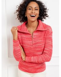 Talbots - Half-zip Pullover Sweater - Lyst